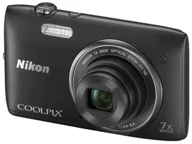Nikon Coolpix S3500, Black цифровая фотокамера