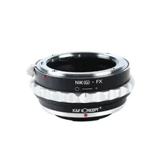 Адаптер K&F Concept для объектива Nikon F на байонет X-mount