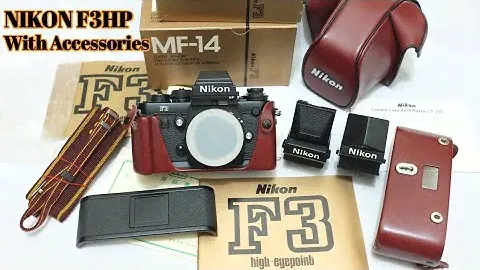 Nikon F3HP Nikon F3 HP and Accessories Nikon DW-3, Nikon DA-2 #kameraanalog