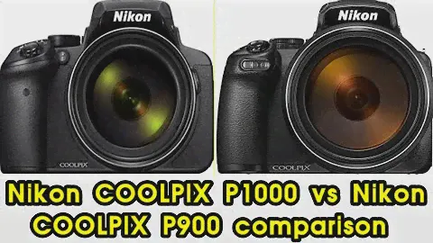 Nikon COOLPIX P1000 vs Nikon COOLPIX P900 comparison