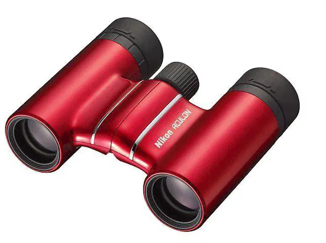 Nikon Бинокль Бинокль Nikon Aculon T01 10x21, цвет: красный 10x 21мм