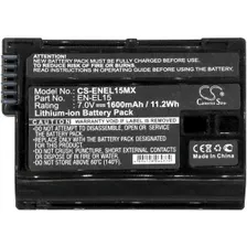 Аккумулятор CameronSino для Nikon Coolpix D7000, Z6, WT-7 (EN-EL15) 1600mAh
