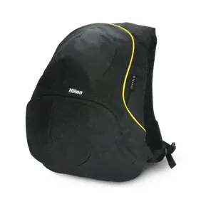 Рюкзак Crumpler ALM23020 с логотипом Nikon для зеркальной фотокамеры, пяти объективов и ноутбука, высокопрочная ткань, водонепроницаемая подкладка, внешние размеры - 350x440x200мм-0