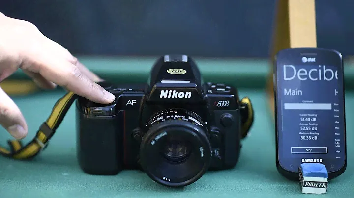 How loud is the Nikon N8008?