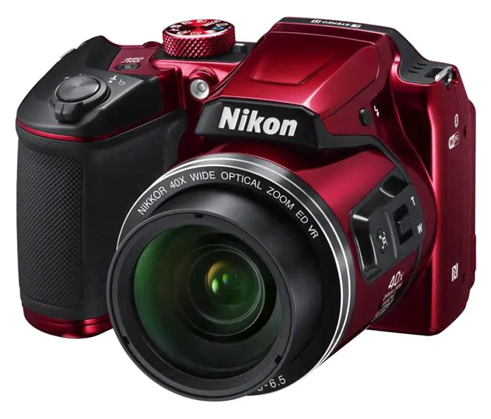 Цифровой фотоаппарат Nikon CoolPix B500 красный VNA953E1-0