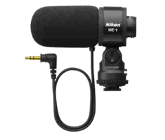 Микрофон Nikon ME-1 совместим со всеми зеркальными и псевдозеркальными камерами Nikon: D7000, D7100, D5100, D5200, D3200, D3100, D800, Nikon 1 и др.. А так же подходит и для видеокамер.