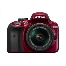 Фотоаппарат зеркальный Nikon D3400 Kit 18-55 VR Red