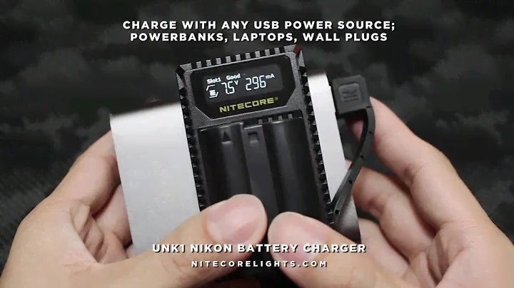 UNK1 Travel Charger (for NIKON EN-EL14/14a/15 batteries)