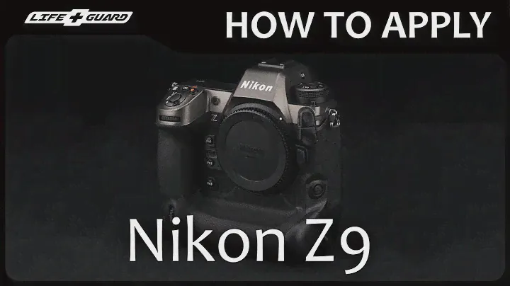 LIFE+GUARD How to apply Nikon Z9 Camera Skin