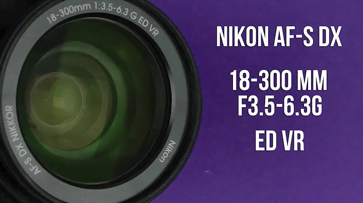 Распаковка Nikon AF-S DX Nikkor 18-300mm f3.5-6.3G ED VR
