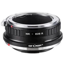 Адаптер K&F Concept для объектива Nikon F на байонет Canon R