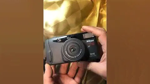 Nikon zoom 500 Lite Touch 105 QD How to load a film and use 니콘 라이트 터치 105 AF