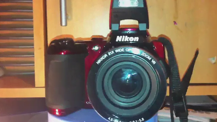 Nikon Coolpix L120 Red - 360 view