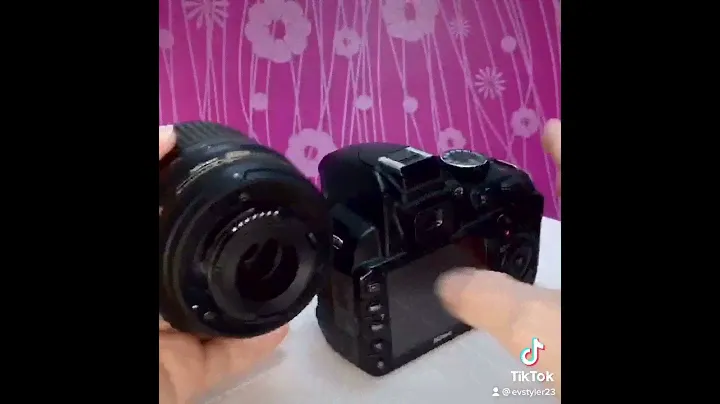 Никон Д3100 с объективом в качестве заглушки...