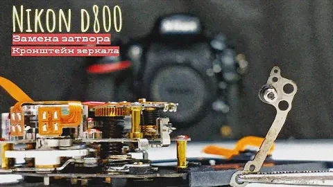 nikon d800 замена затвора,замена кронштейна зеркала
