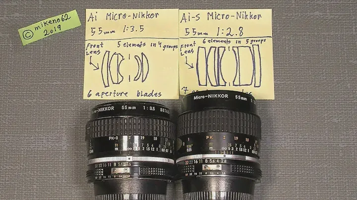 В чем разница между Ai Micro-Nikkor 55mm 1:3,5 и Ai-s Micro-Nikkor 55mm 1:2,8