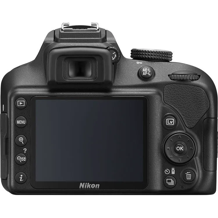 Зеркальный фотоаппарат Nikon D3400 body black-1