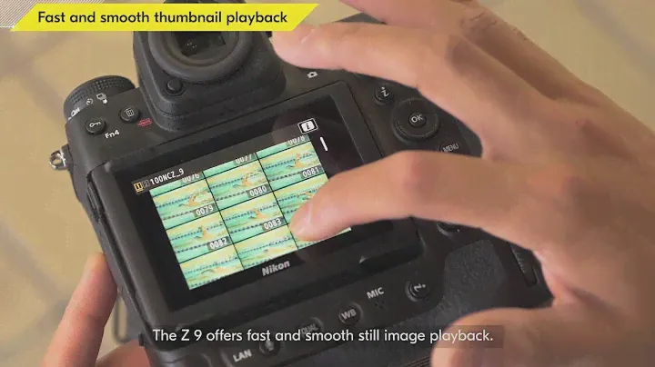 Nikon Z9: Fast and Smooth Playback