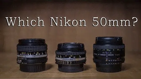 Comparison of 4 Nikon 50mm Lenses! Which one is best? Photo examples!