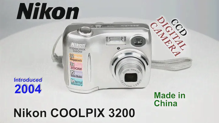 2004 Nikon Coolpix 3200 - CCD Digital Camera
