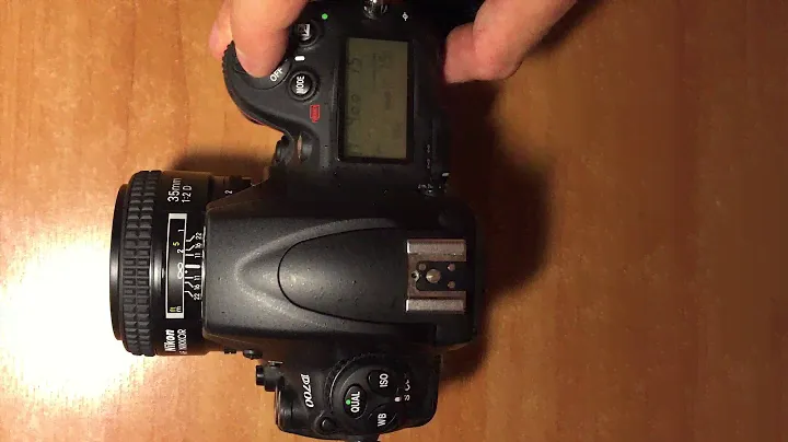 Nikon nikkor 35mm f 2D AF-D autofocus test