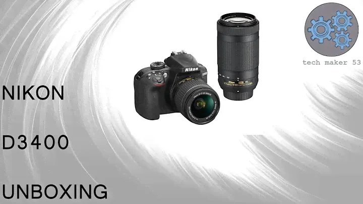 Unboxing Nikon D3400+AF P 18 105MM VR + HOUSSE + SD 16GO