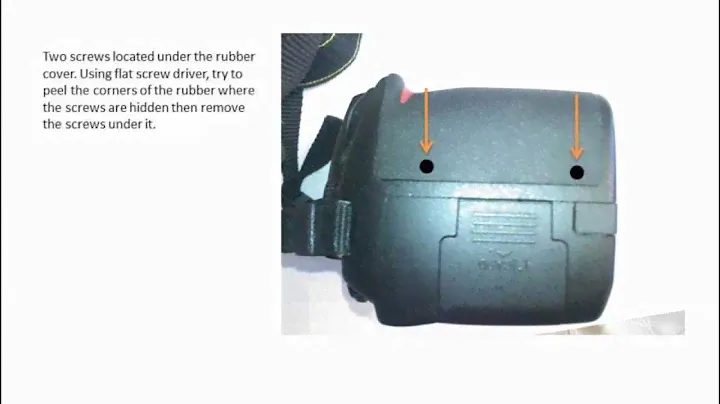 NIKON D3100 LCD COVER REMOVAL